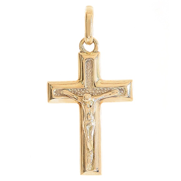 14K Yellow Gold Jesus Crucifix Cross Pendant,All Products : American Fashion Style Bags On Sale